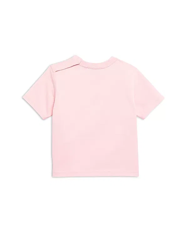 Детская футболка с принтом Cedar Wave Tee Burberry, Mallow Pink — фото 2