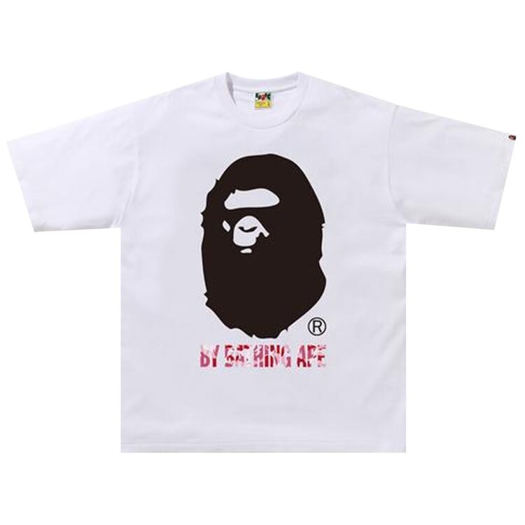 

Футболка BAPE ABC Camo RLX Tee 'White/Pink', белый