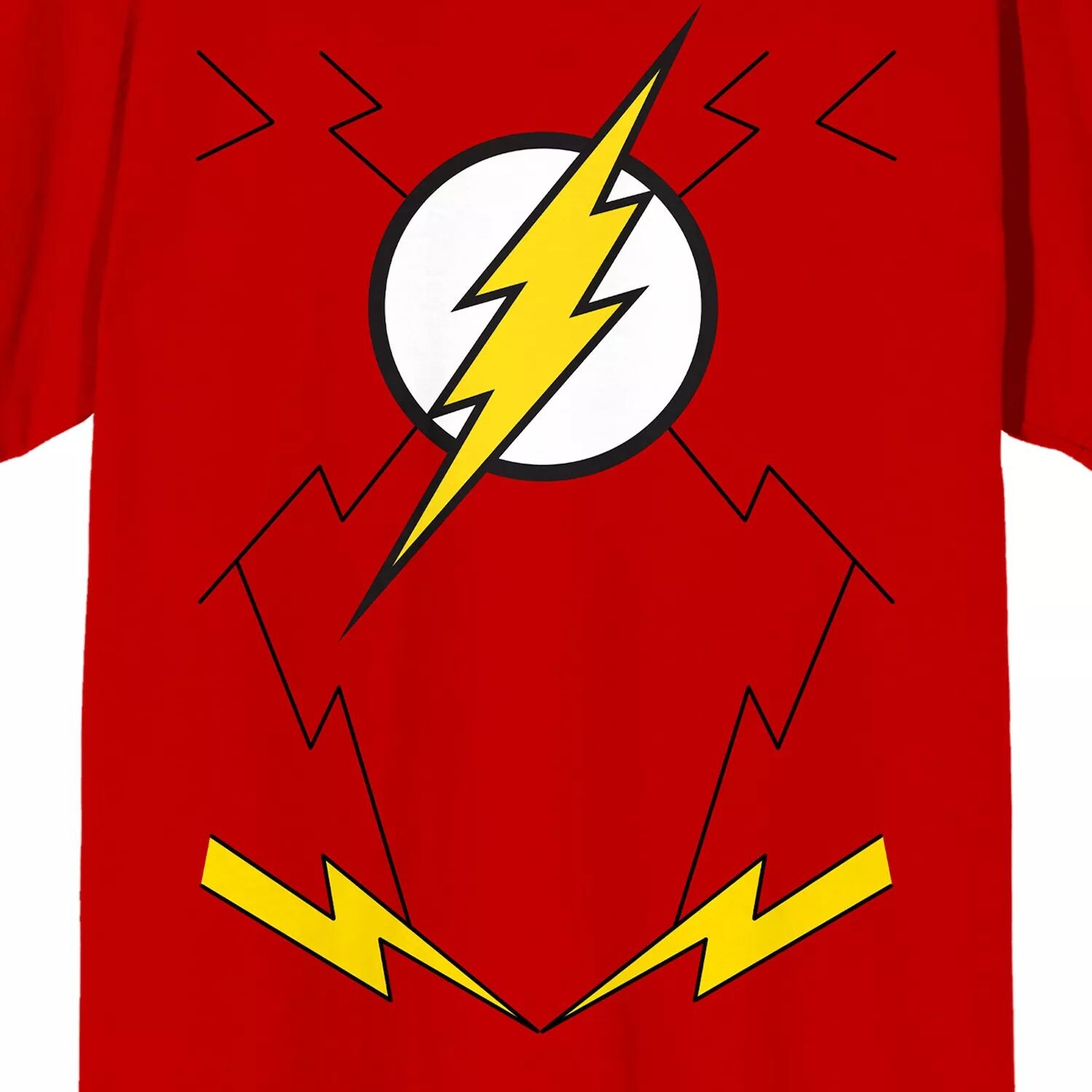 

Мужская футболка с гербом Лиги справедливости Flash Licensed Character