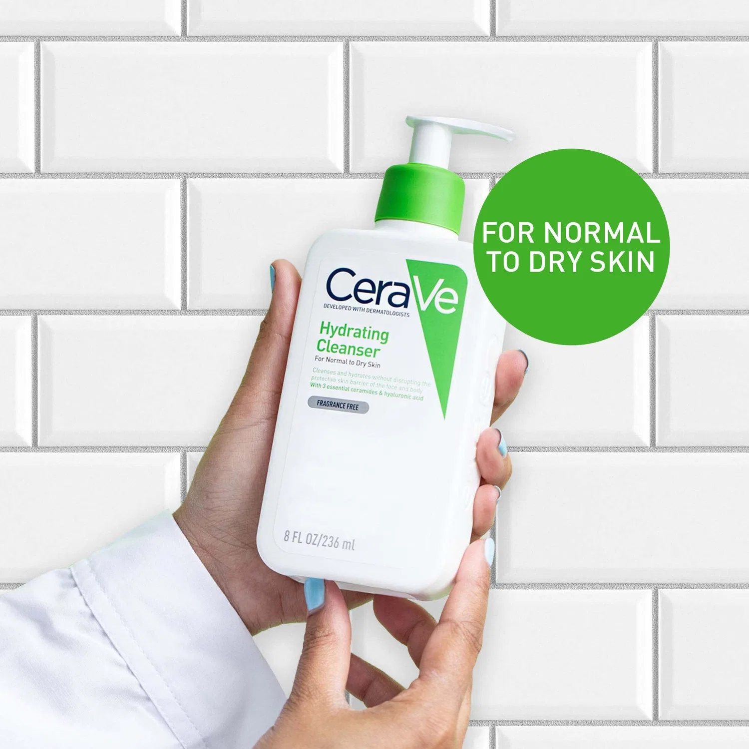 Очищающее средство с гиалуроновой кислотой Hydrating Cleanser CeraVe, 236 мл — фото 2