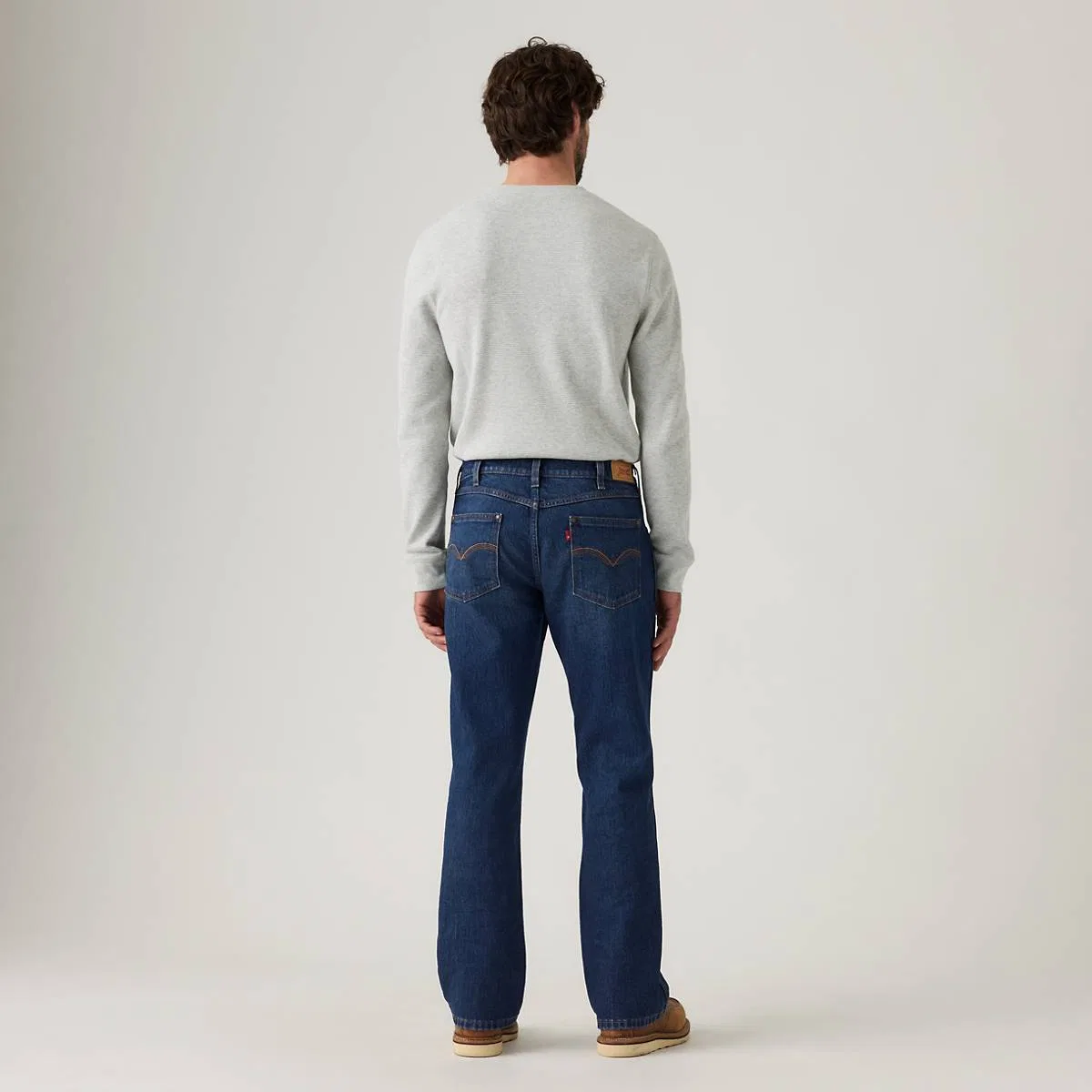 Джинсы 537 Western Bootcut для мужчин Levi's, Wow Have Fun - Dark Wash — фото 4