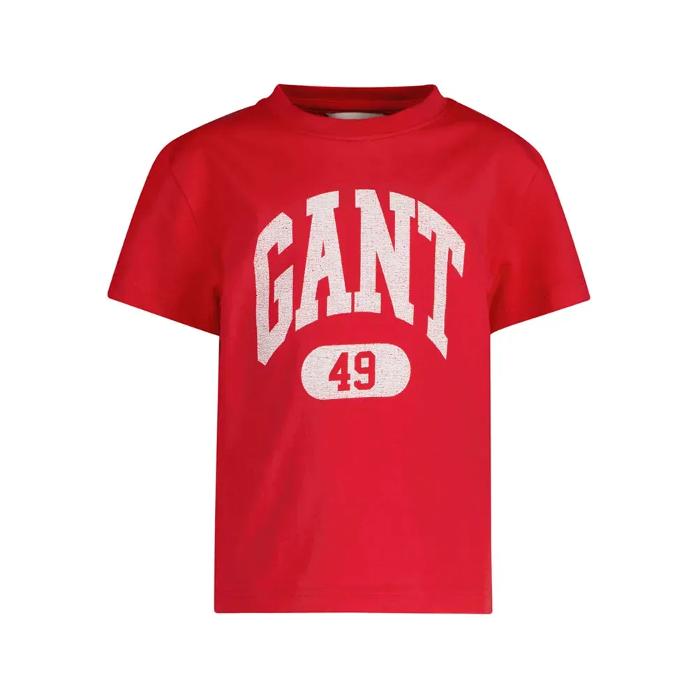 Футболка с коротким рукавом 49 Archive Print Gant, красный