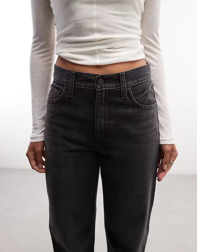Джинсы Levi's Easy Dad Denim, черный — фото 4