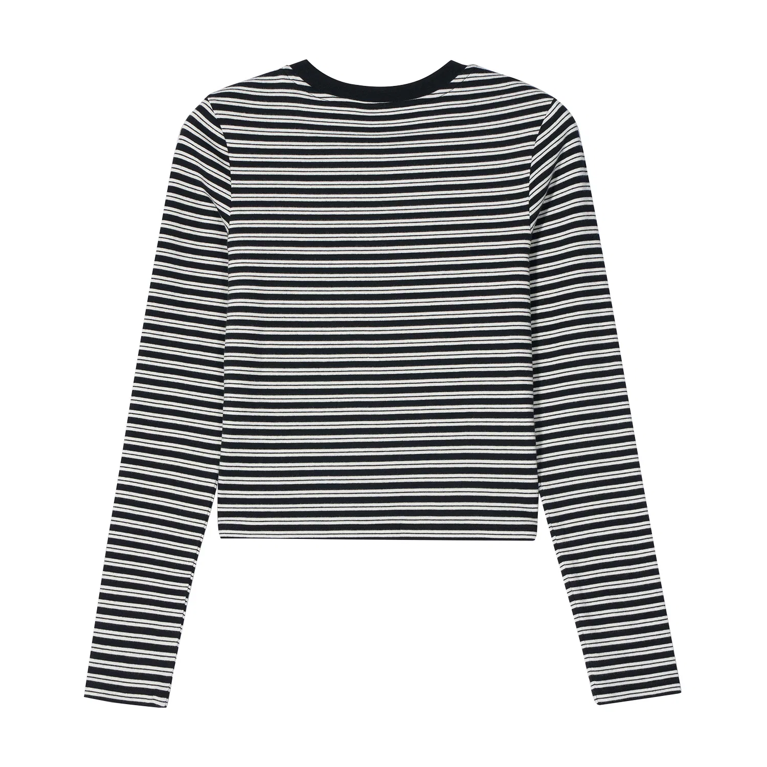 Женская футболка с круглым вырезом Black White Stripes Levis, Black White Stripes — фото 4