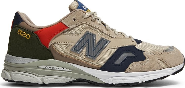 Кроссовки New Balance 920 Made in England 'Sand Dark Green', загар — фото 2