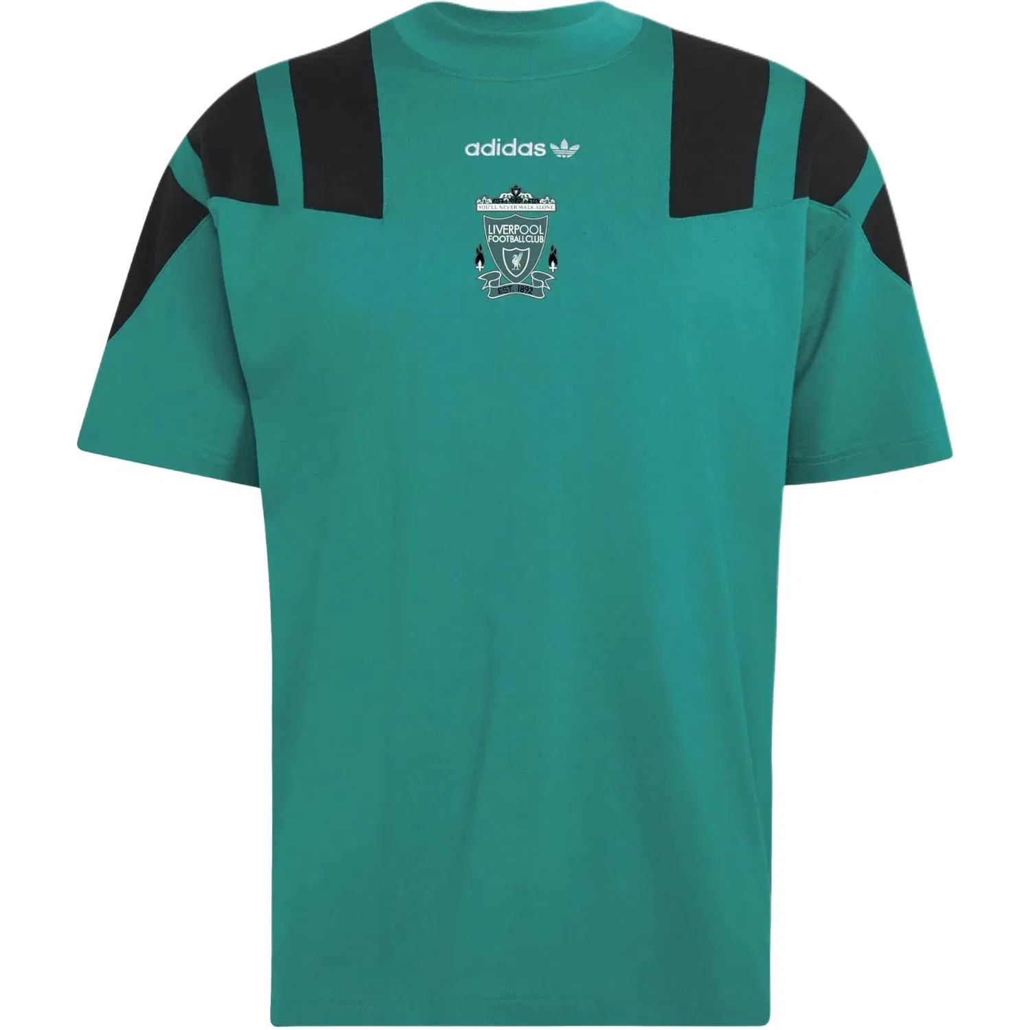 Мужская футболка с круглым вырезом Adidas, Dark Cyan