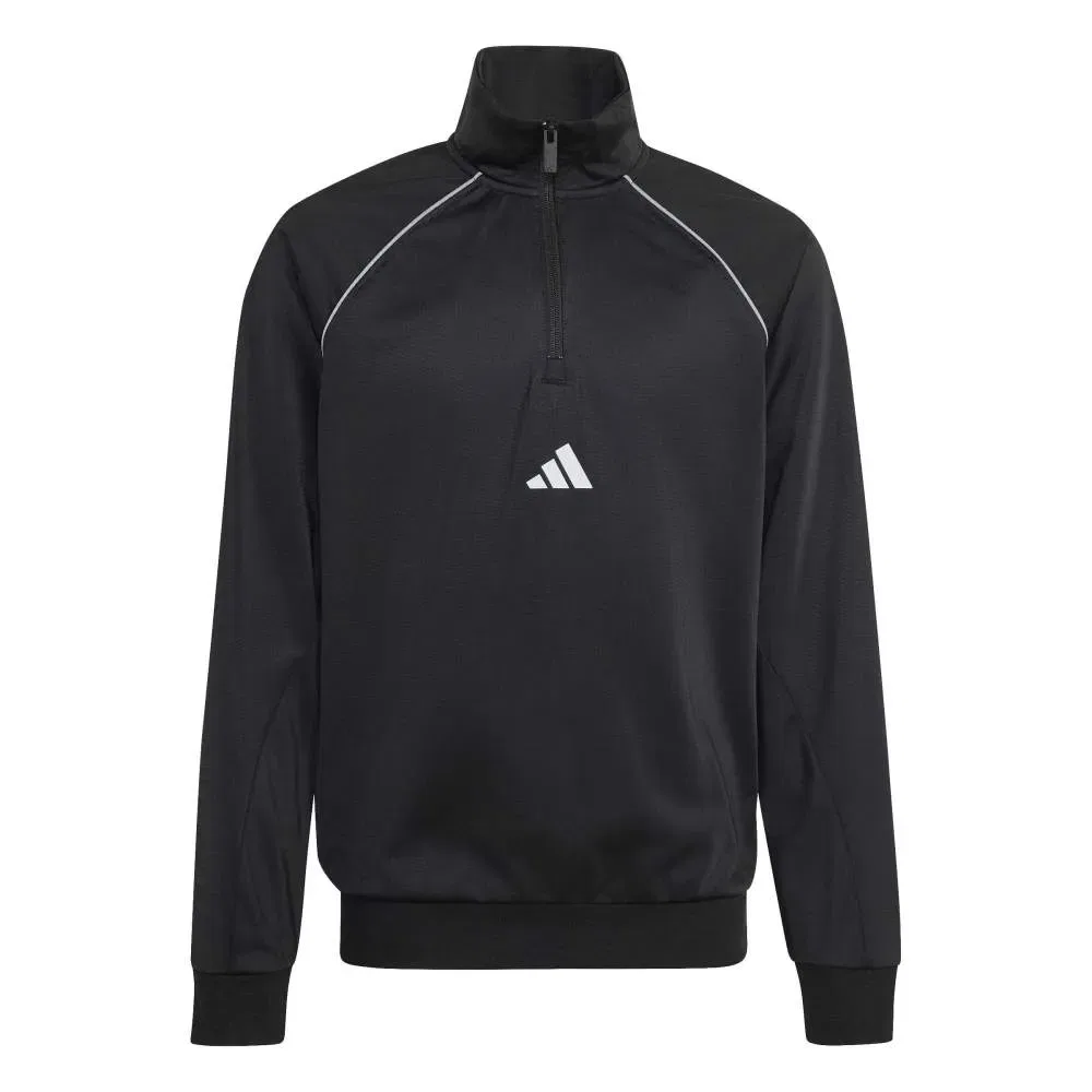 Детский спортивный костюм с высоким воротником Seasonals Viztech Adidas, Black