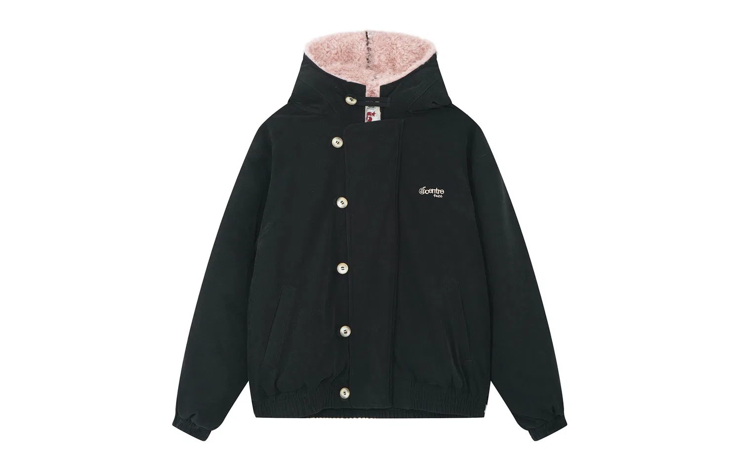 Детский пуховик с отложным воротником F426, Black