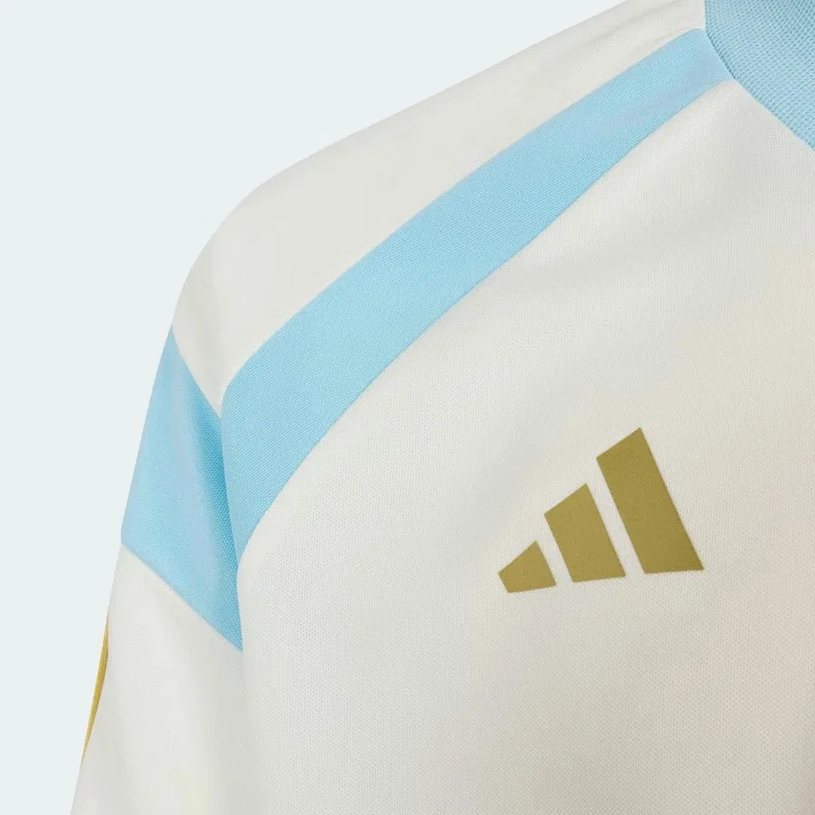 Детская футболка свободного кроя с круглым воротом Messi House Of Tiro adidas, Синий — фото 4