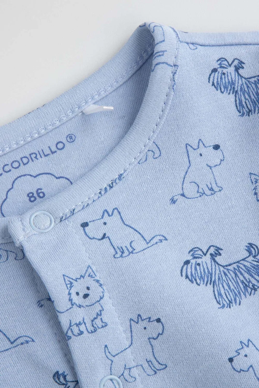 Комбинезон с длинным рукавом Coccodrillo, синий — фото 2