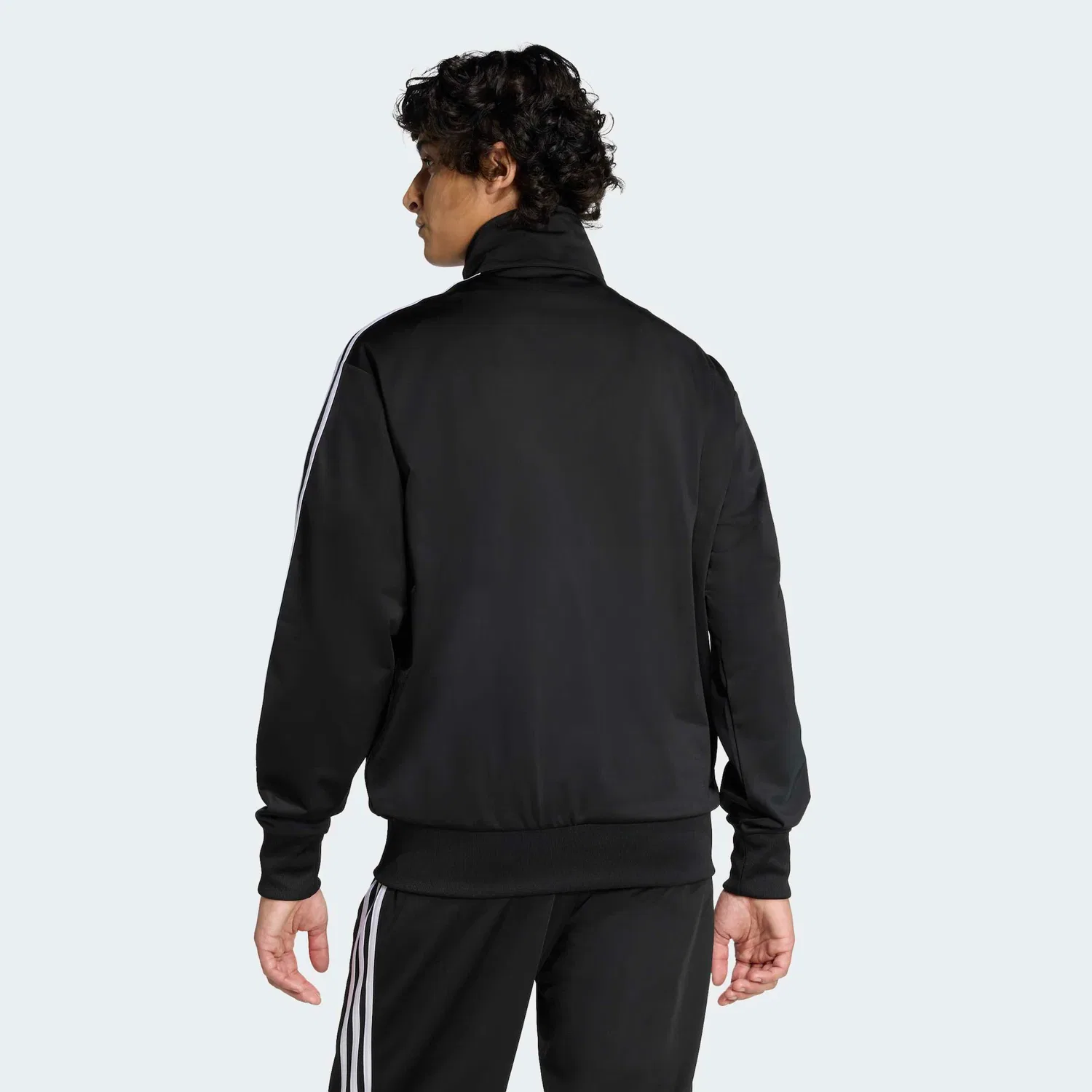 Мужская тренировочная куртка с воротником-стойкой Firebird Originals Adidas Originals, Black — фото 3