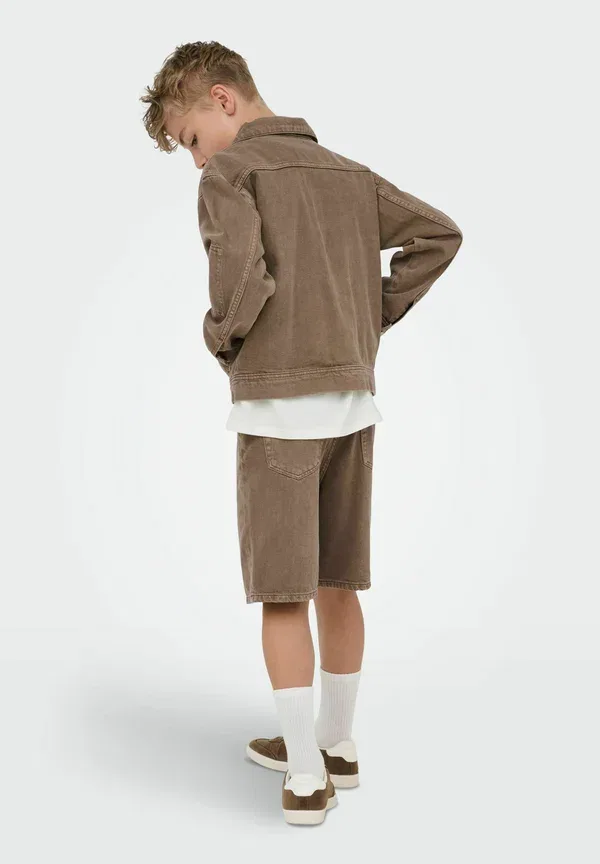 Куртка джинсовая Only & Sons Junior, коричневый деним — фото 3