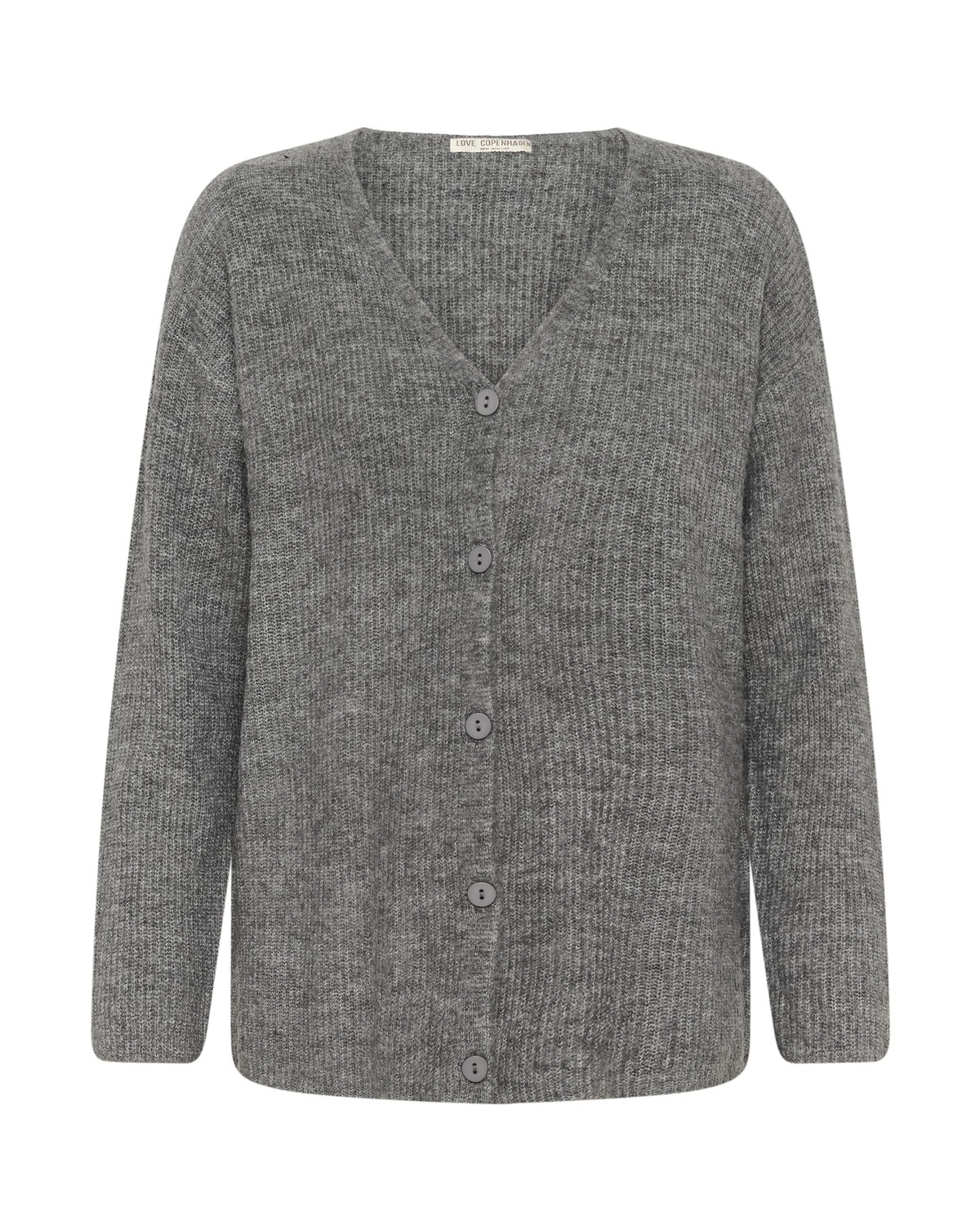 

Love Copenhagen Кардиган 'LCPaula' вязаный, серый