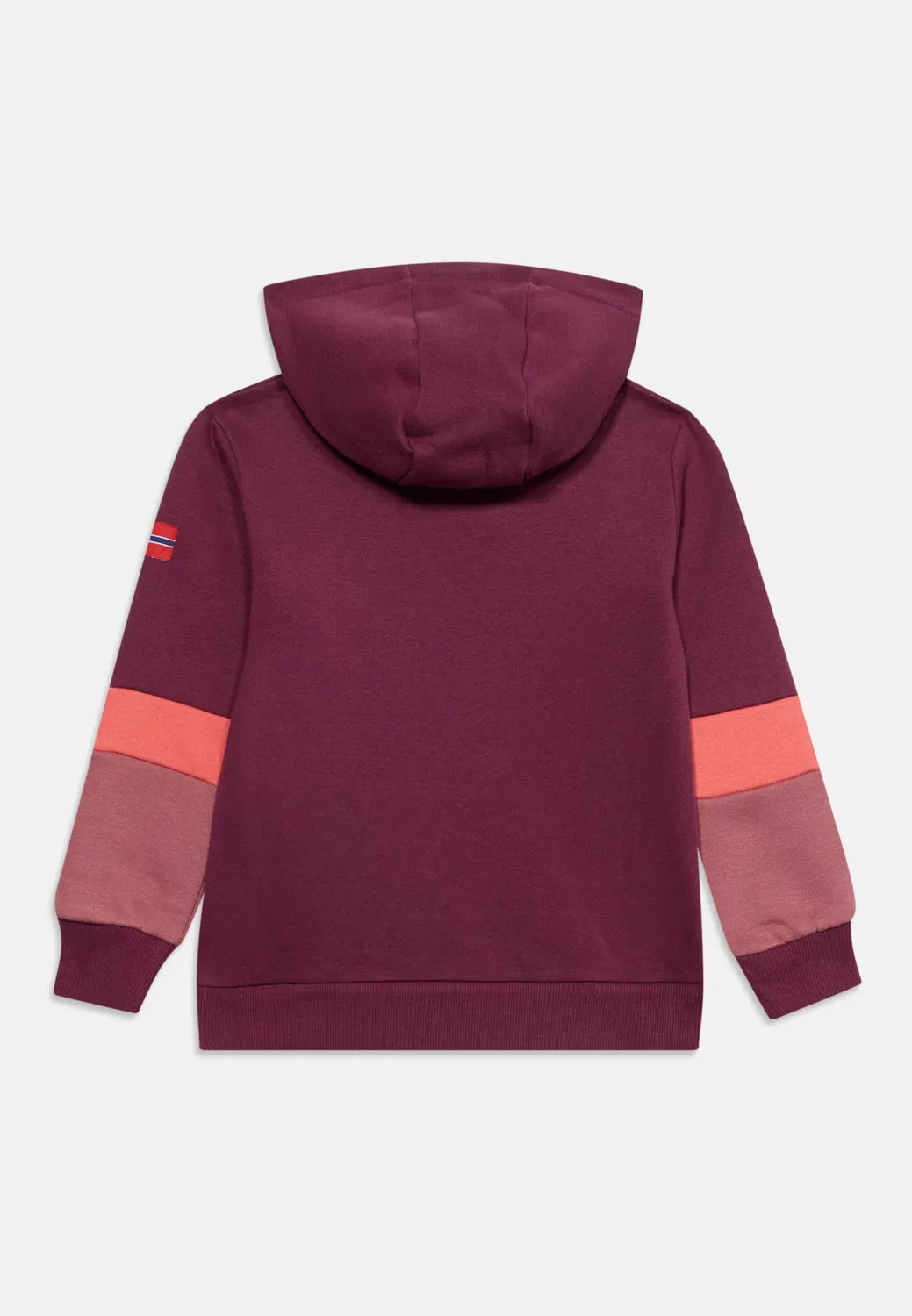 Детский свитер унисекс - худи Trollkids, Deep Ruby/Frozen Berry/Pink Salmon