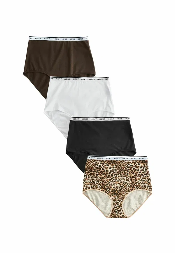 Трусы animal print 4 pack - briefs Next, Leopard Print