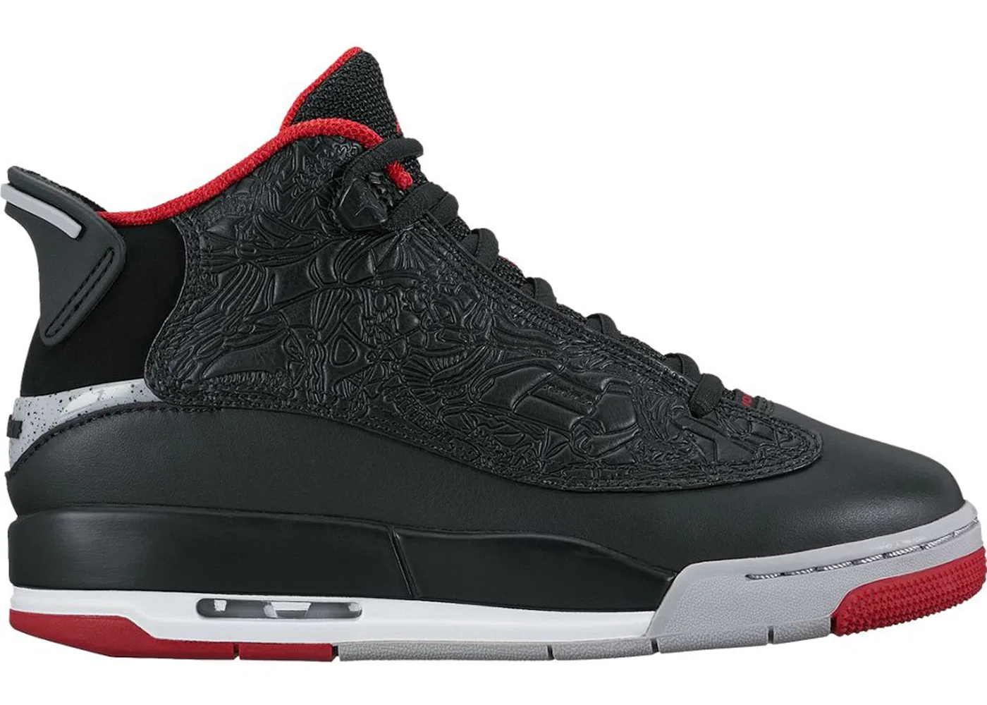 Детские кроссовки Lifestyle Jordan Dub Zero Jordan, Black/Gym Red-Wolf Grey-White