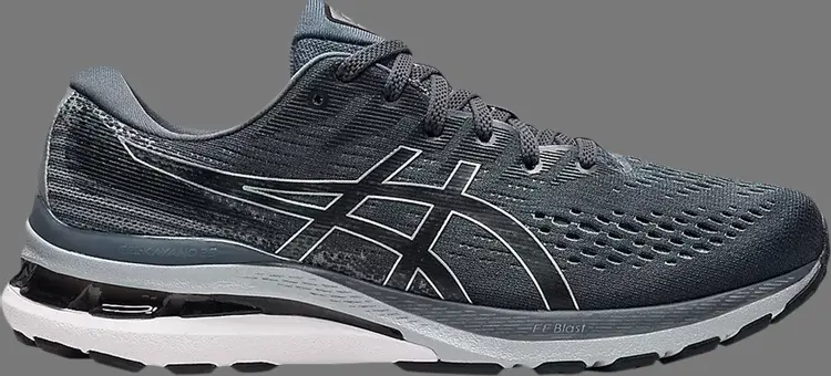 

Кроссовки gel kayano 28 4e wide 'carrier grey' Asics, серый