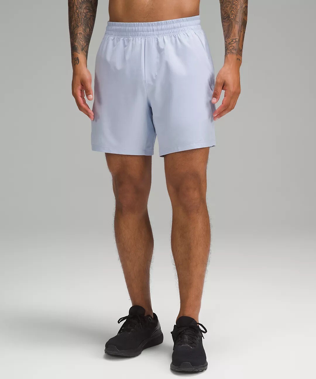 

Шорты Lululemon Pace Breaker Linerless, светло-голубой