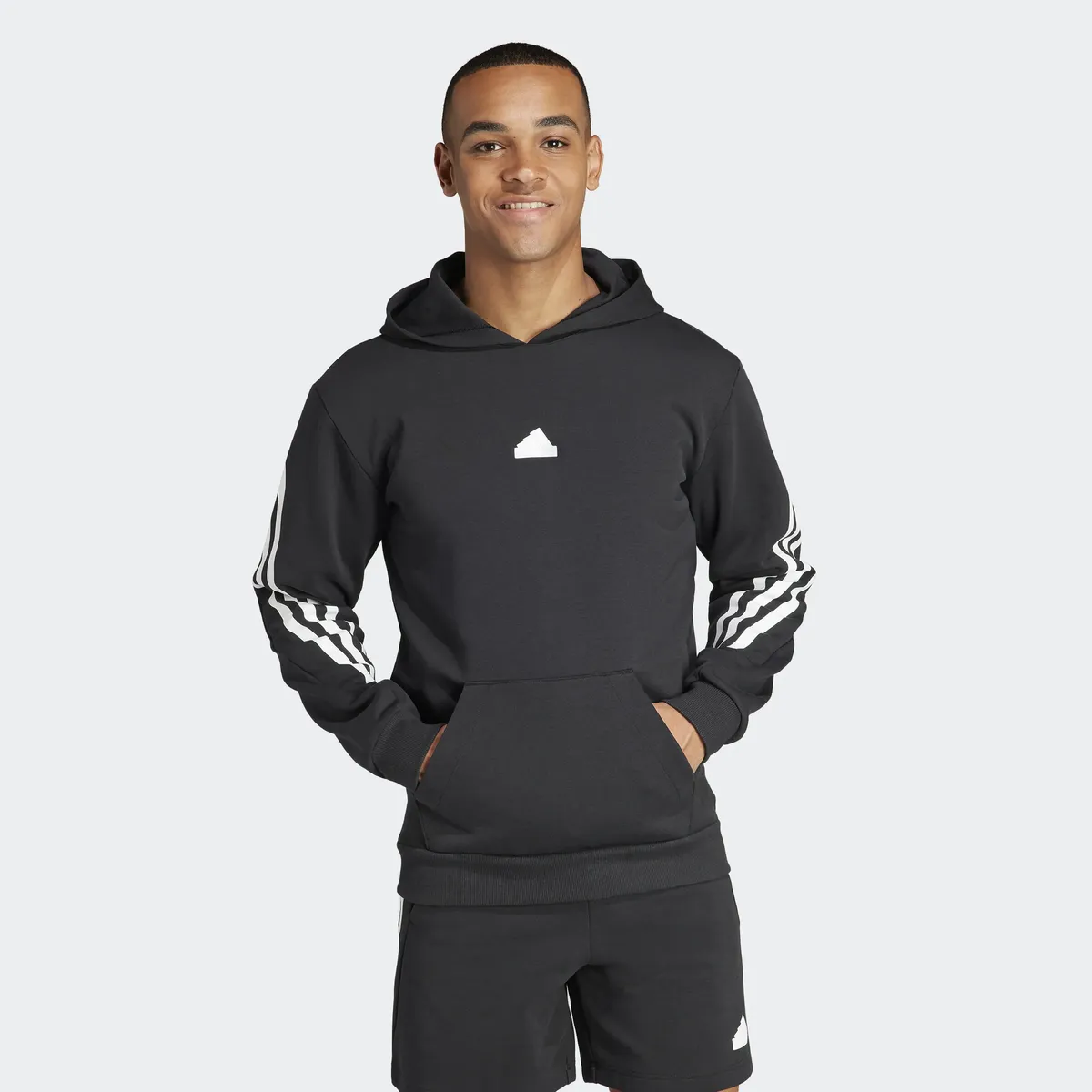 

Толстовка Adidas Sportswear с капюшоном "M FI 3S HD", черный