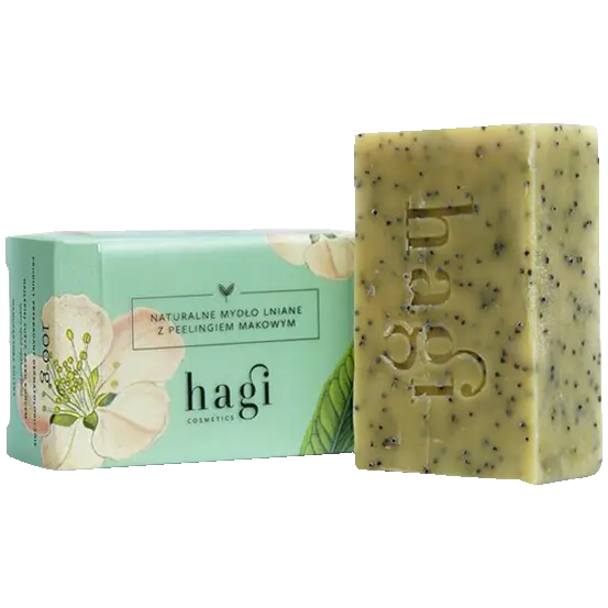 

Hagi льняное мыло со скрабом из мака, 100 г