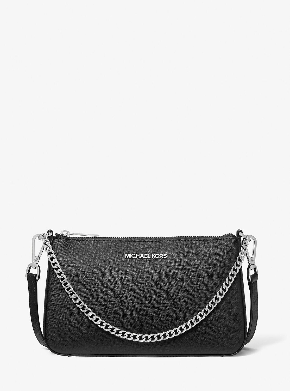 

Сумка кросс-боди Michael Kors Jet Set с декоративной цепочкой, черный