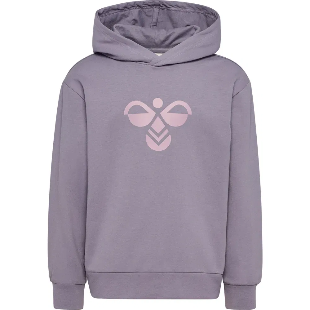 Детское худи для девочек с принтом Regular Tukas Hummel, Purple — фото 3