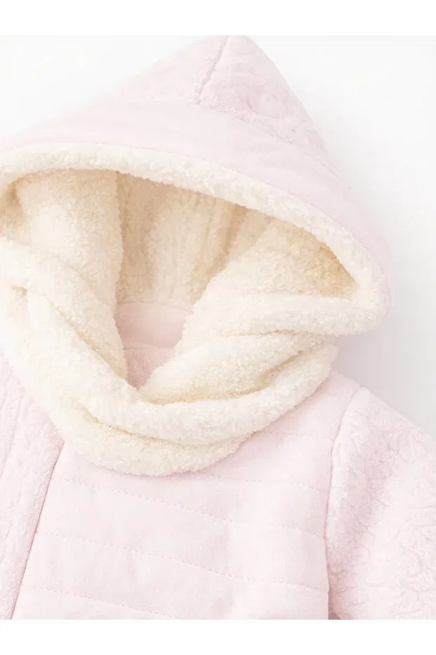 Детский комбинезон для новорожденных с длинным рукавом Kardeşler Bebe, Light Pink — фото 3