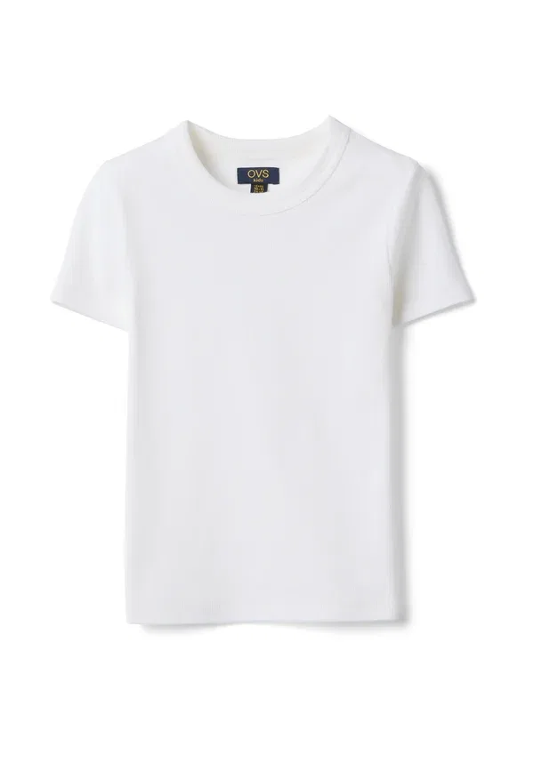 Комплект из 2 футболок basic t-shirt Ovs, белый, розовый — фото 2