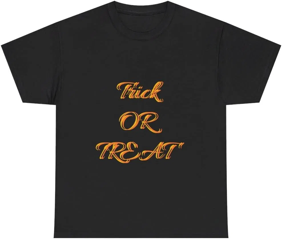 Футболка с принтом Trick or Treat Gildan 5000, Black