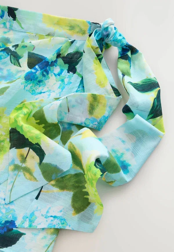 Парео floral Regular fit Next Blue floral, синий — фото 4