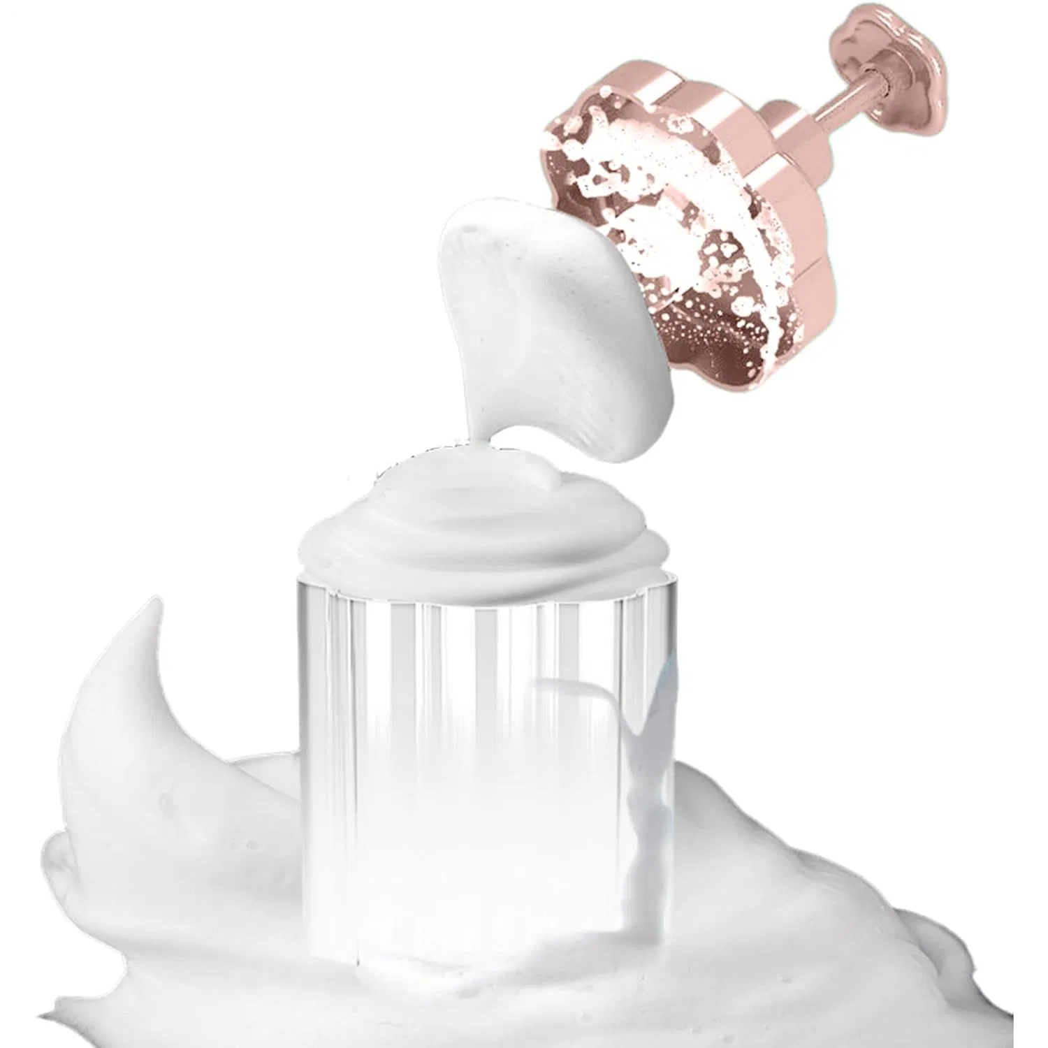 Пеногенератор для лица с антискользящей ручкой, Generic, 17 см, 120 г