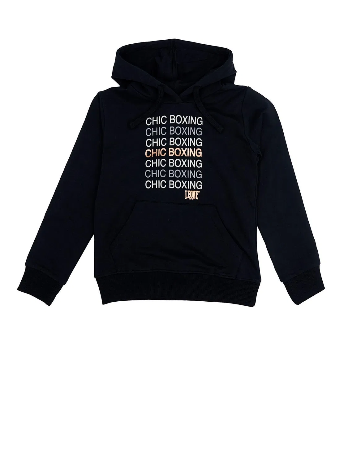 Детское худи с принтом Schicke Lowen Leone 1947 Apparel, Schwarz
