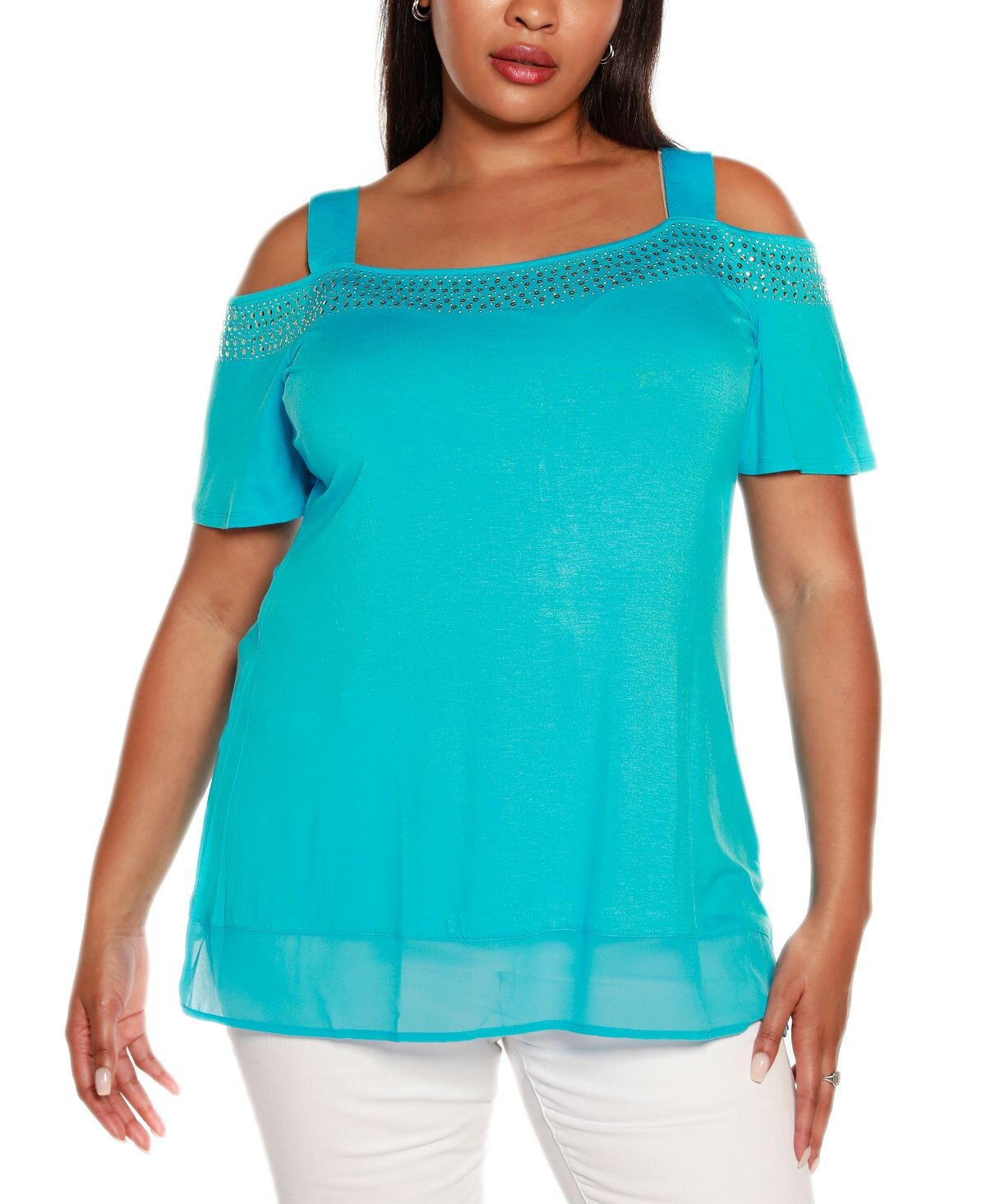 

Плюс размер топ с открытыми плечами Belldini, мульти