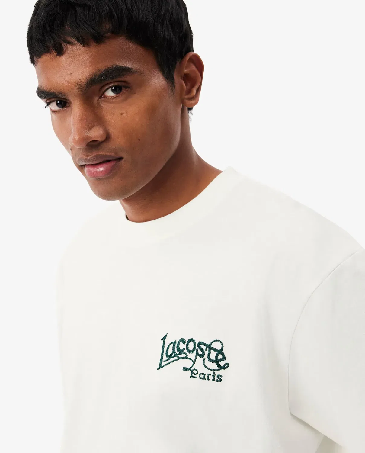 Футболка мужская Lacoste Blanco, 100% хлопок — фото 3