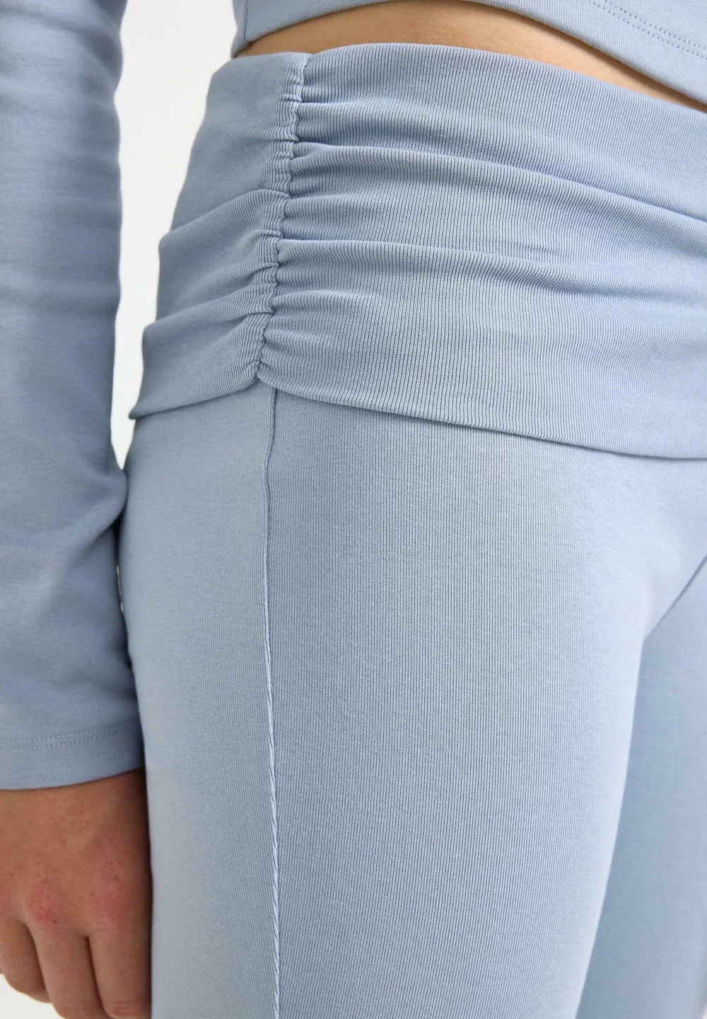 Брюки для йоги - леггинсы - брюки Lindex, Light Blue — фото 4