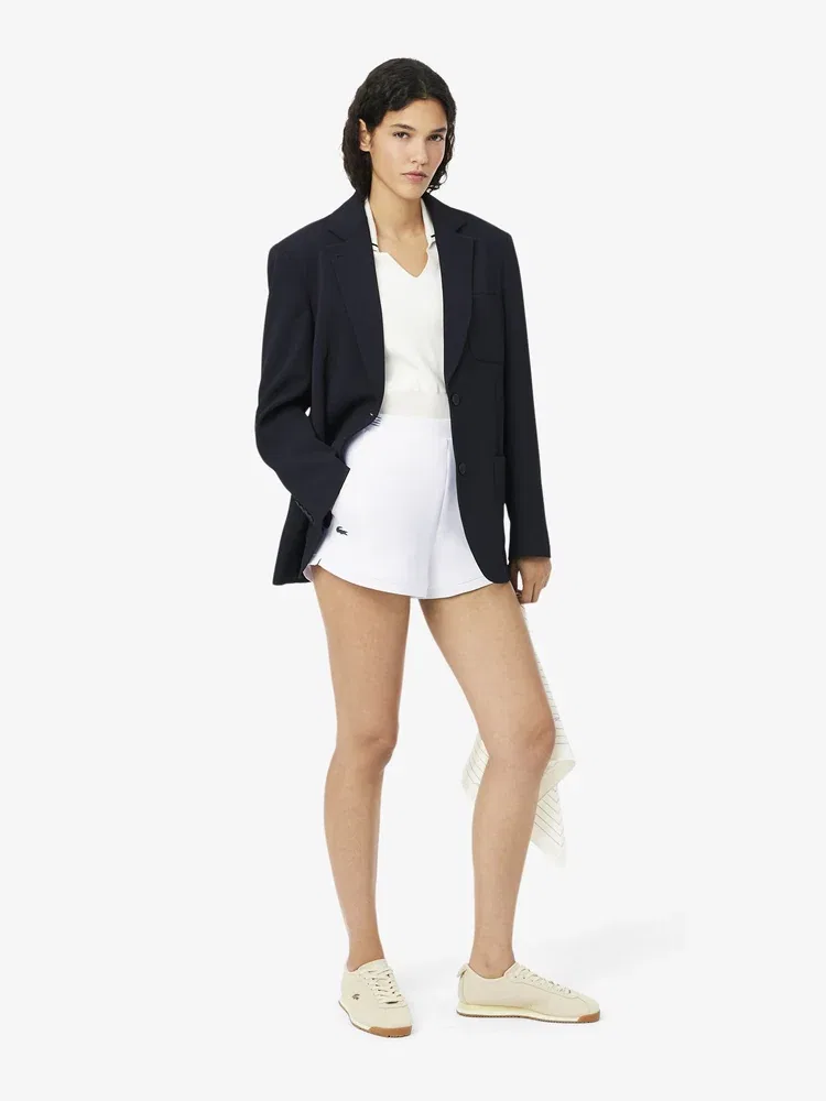 Шорты теннисные LACOSTE Heritage, White — фото 4
