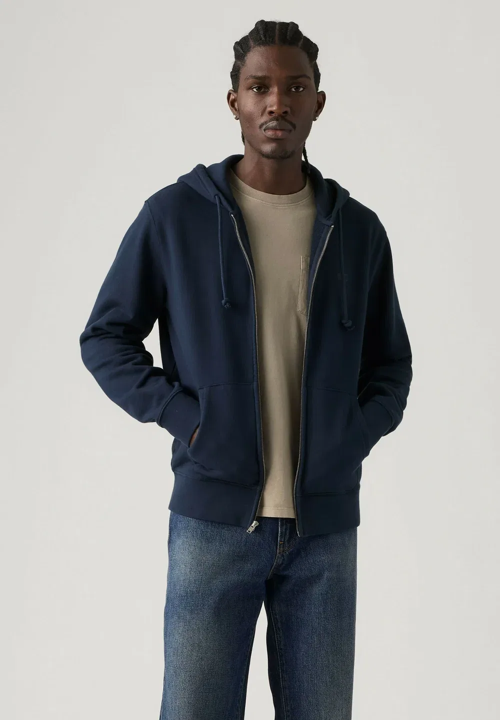 Толстовка на молнии Levi'S, Fog - Blues