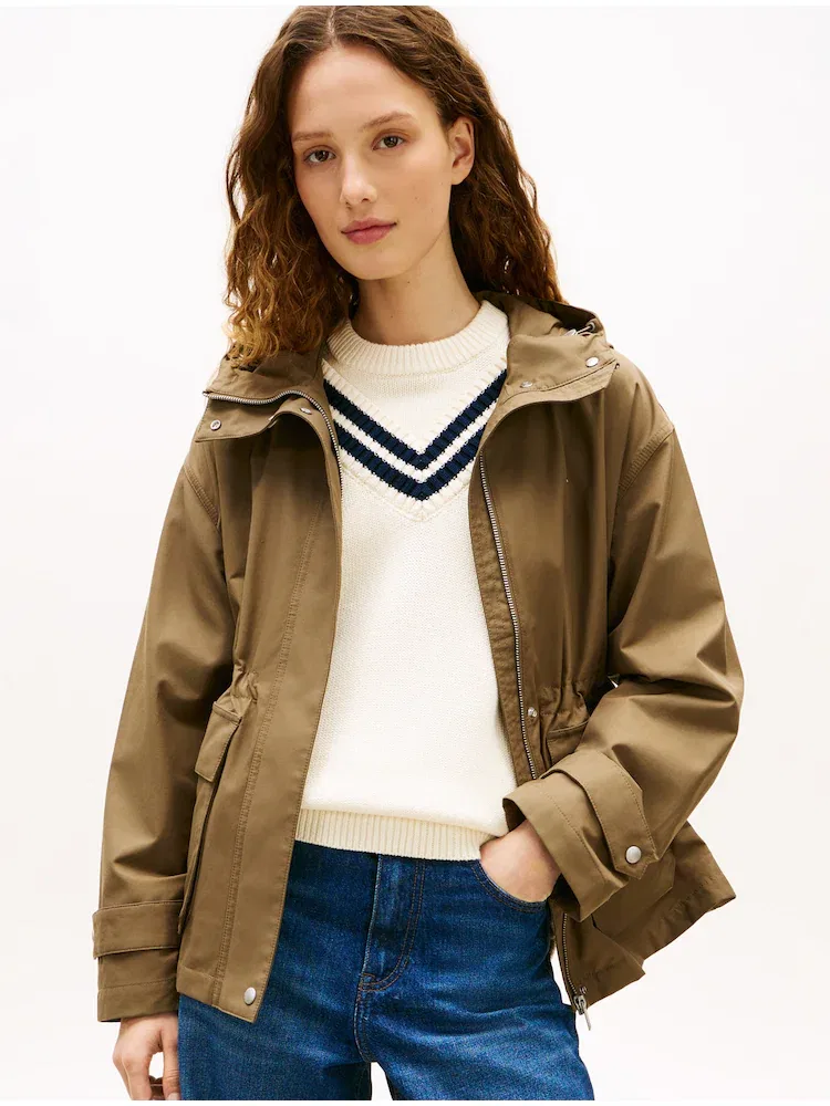 Куртка Utility Short Parka TOMMY HILFIGER, Khaki