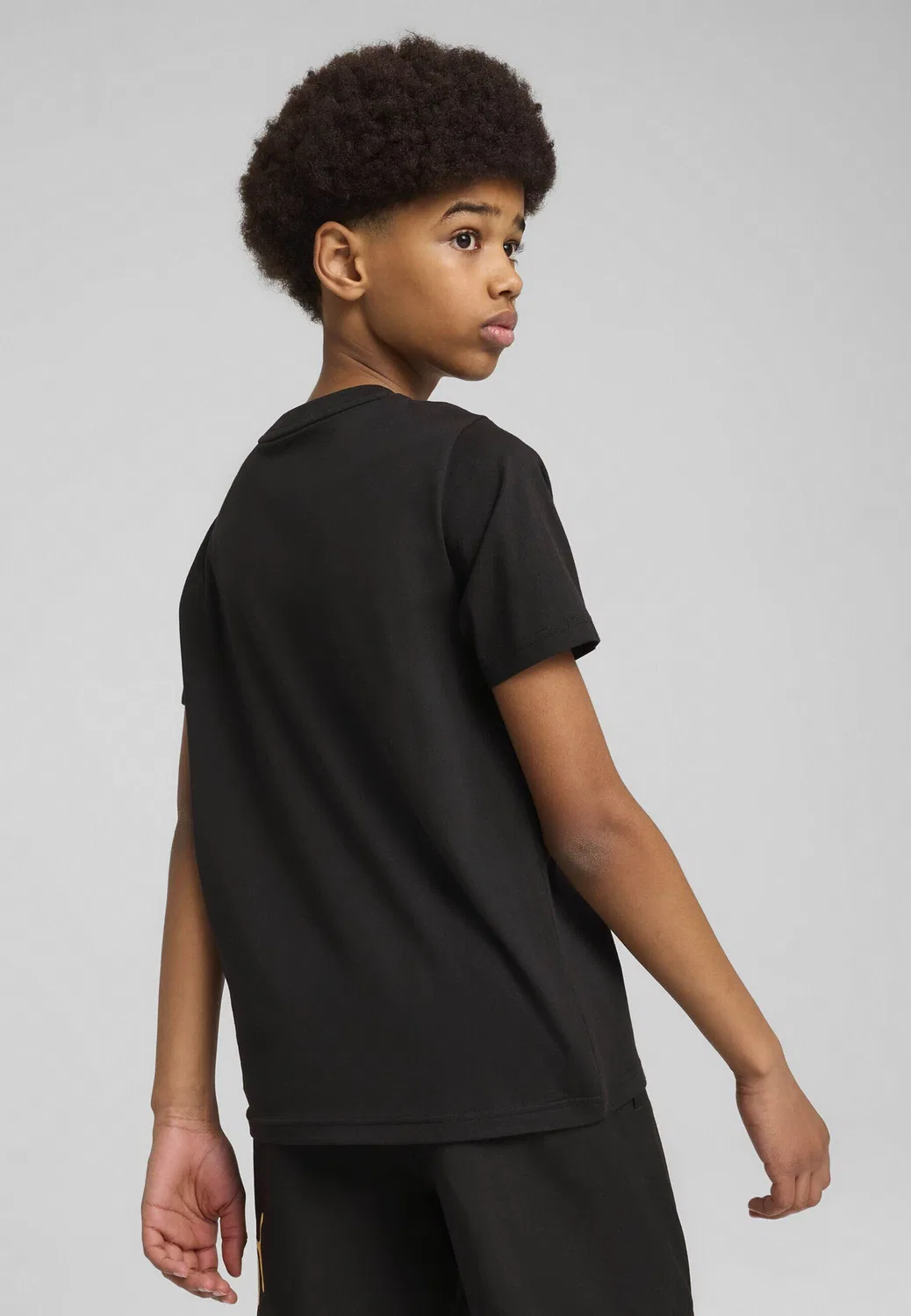 Детская футболка с принтом Essentials Logo Lab Summer Puma, Black