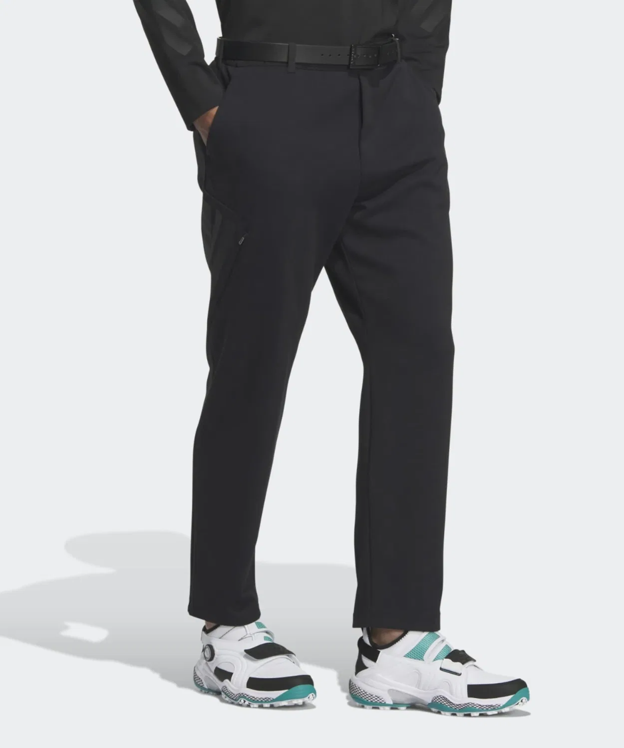 Мужские спортивные брюки из стрейч-ткани Adidas Golf, Black — фото 3