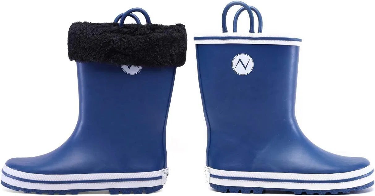 Детские зимние сапоги для девочек Nova Girl's Winter Snow Boots Nova Footwear, Navy — фото 2