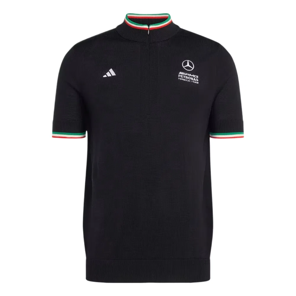 Мужская футболка с принтом Racing Adidas, Black