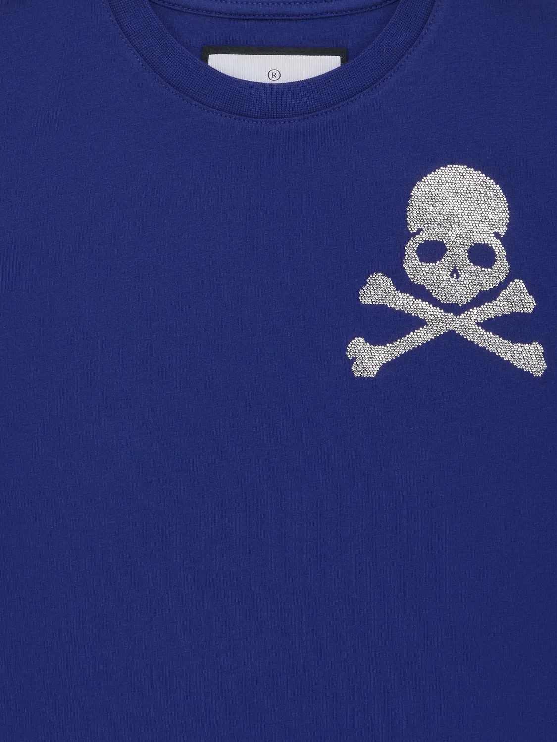 Футболка Strass Skull&Bones Philipp Plein, синий — фото 3