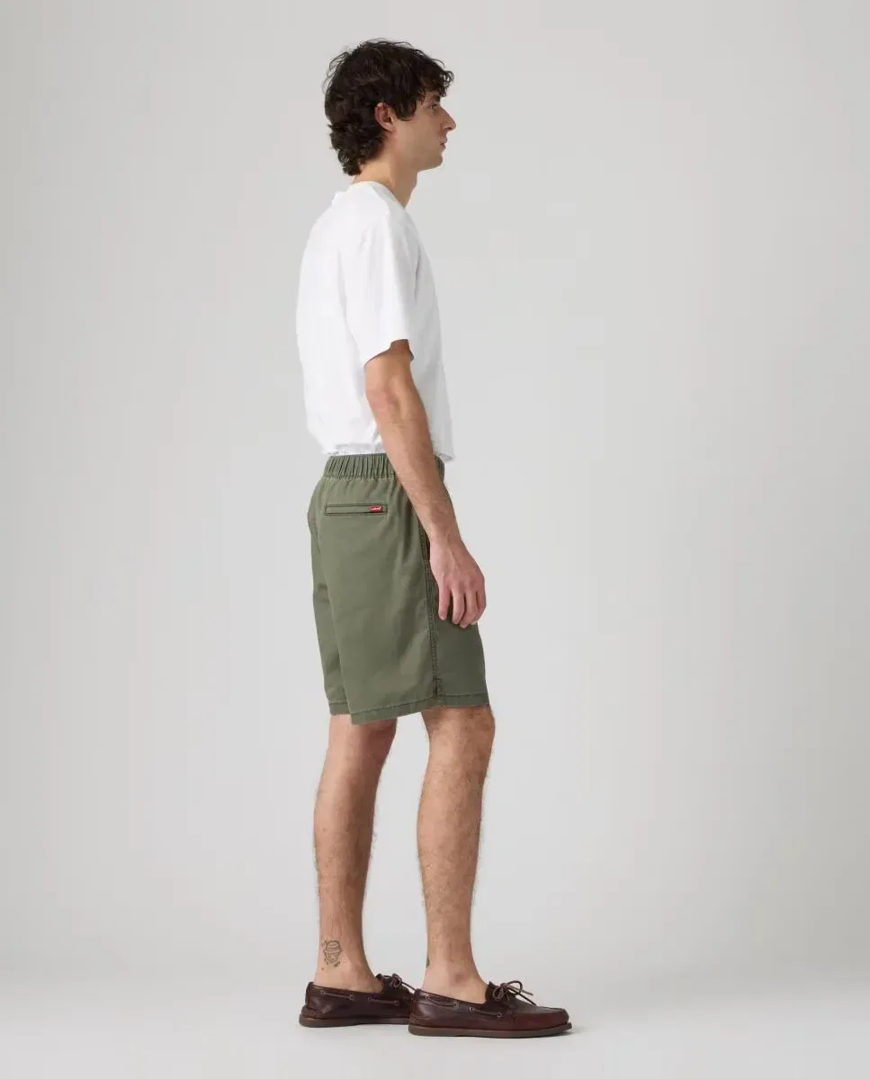 Мужские шорты-бермуды льняные Boxer Short Levi's, Verde Oscuro — фото 4