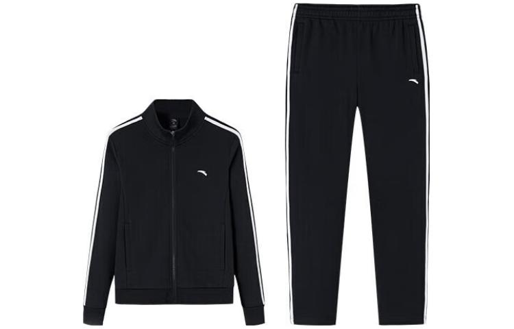 

Анта Вэрайети Тренировочная коллекция Повседневный костюм Женский Базовый черный