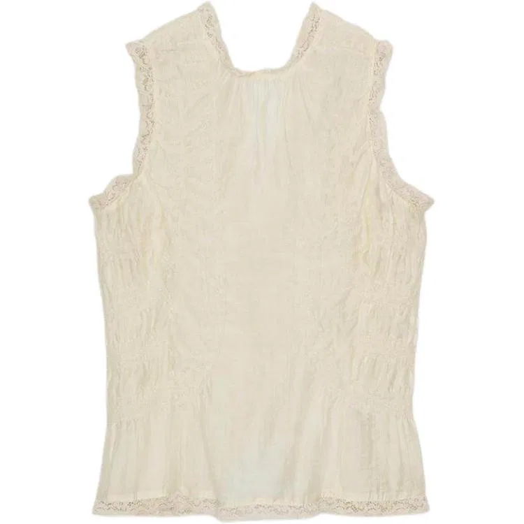 Женская рубашка с V-образным вырезом Cream ZARA, Cream