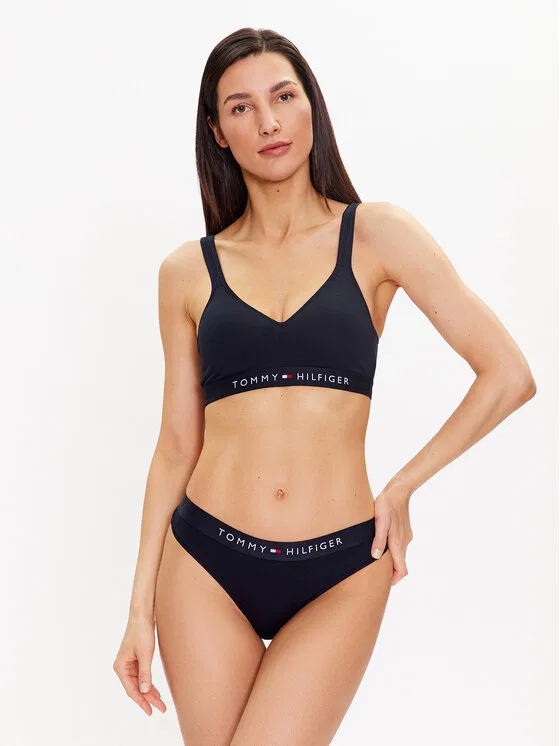 Трусы-танга Tommy Hilfiger, темно-синий — фото 2