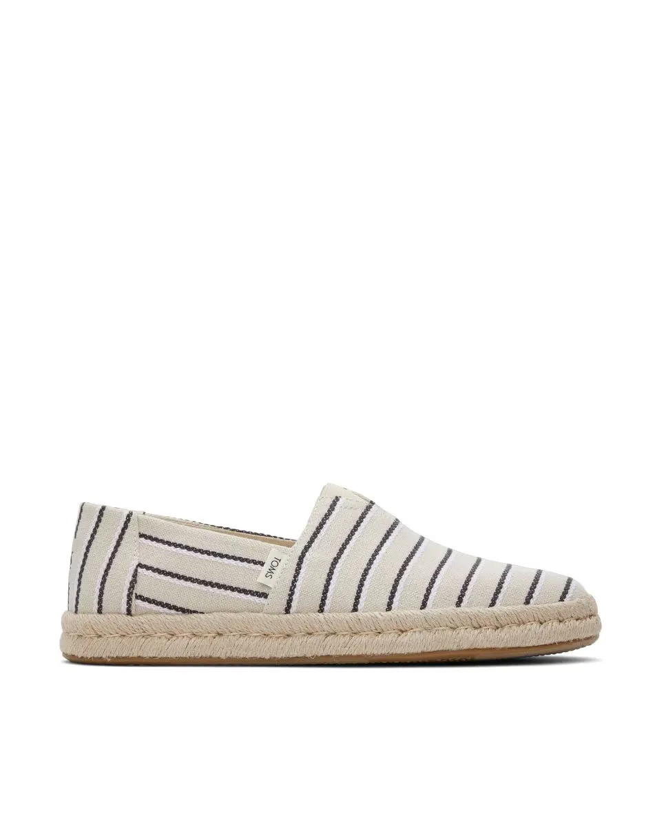 

Мужские холщовые эспадрильи в полоску Toms, серый