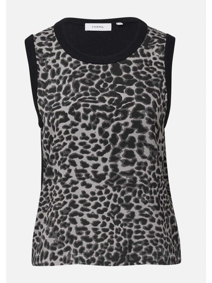 

Comma Вязаный жилет цвета 99A1_черный