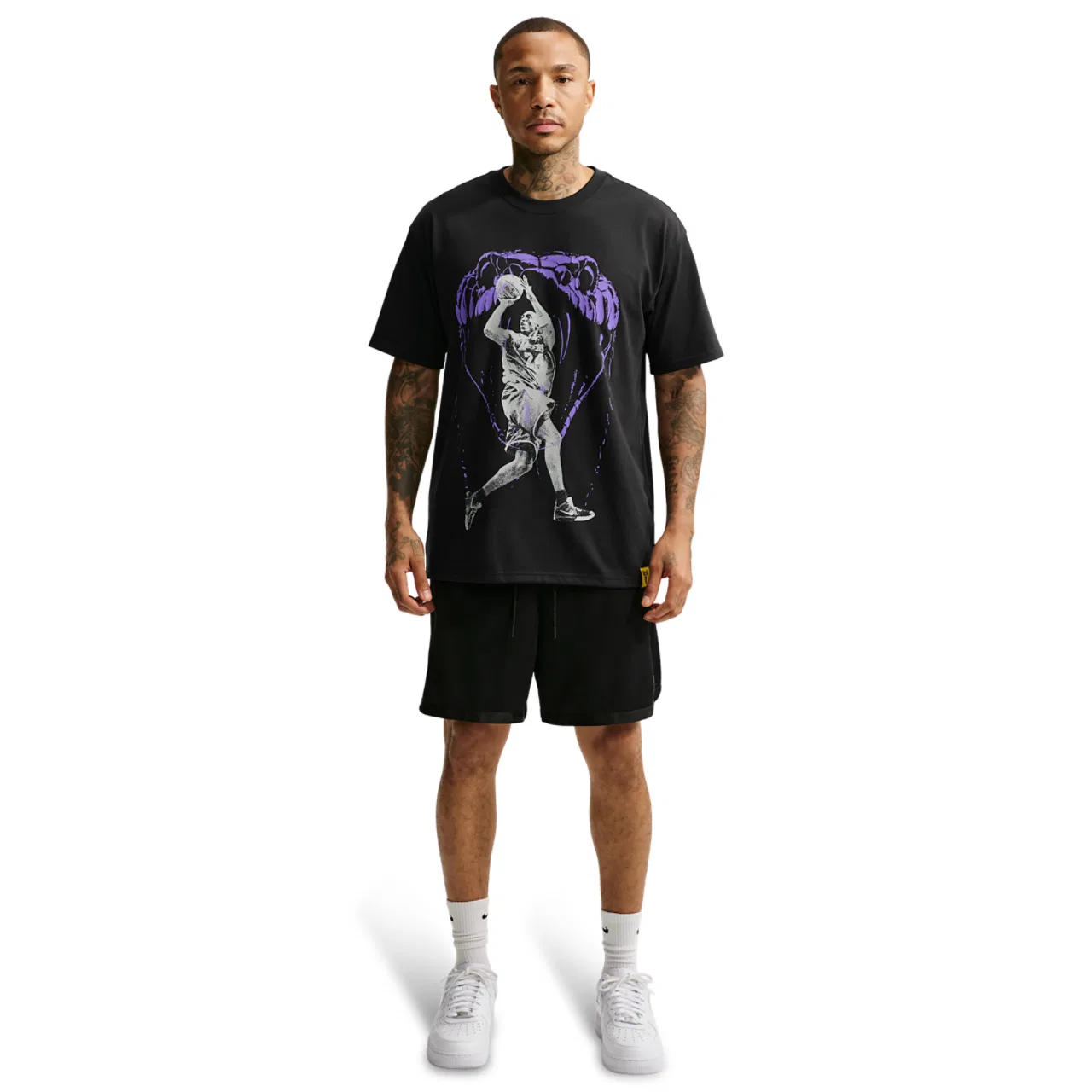 Мужская футболка с принтом Mamba Nike, Black — фото 4
